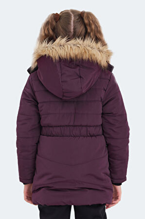 Slazenger CANDY Kız Çocuk Mont &amp; Kaban Mor