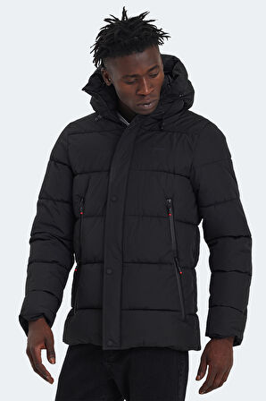 Slazenger GAFAR Erkek  Siyah Mont & Kaban