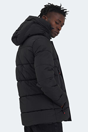 Slazenger GAFAR Erkek  Siyah Mont & Kaban