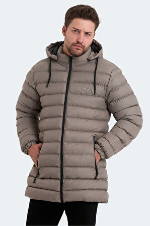 Slazenger HAIDEE Erkek Mont &amp; Kaban Taş Gri