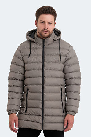 Slazenger HAIDEE Erkek Mont &amp; Kaban Taş Gri
