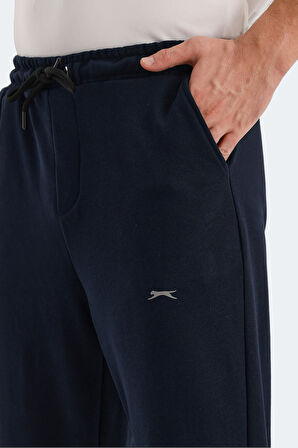 Slazenger KENNARD Erkek Fermuar Cepli Lacivert Eşofman Altı