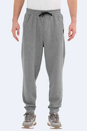 Slazenger NAVDEEP Erkek Cepli Dar Paça Koyu Gri Eşofman Altı