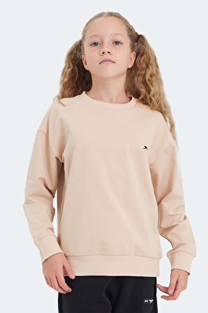Slazenger LUPPA Çocuk  Camel Sweatshirt