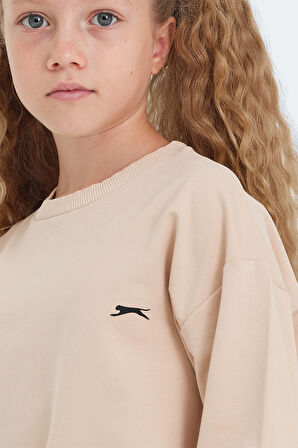 Slazenger LUPPA Çocuk  Camel Sweatshirt