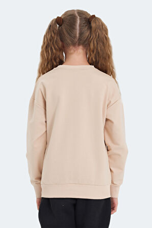 Slazenger LUPPA Çocuk  Camel Sweatshirt