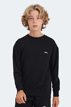 Slazenger LUPPA Çocuk  Siyah Sweatshirt