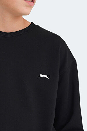 Slazenger LUPPA Çocuk  Siyah Sweatshirt