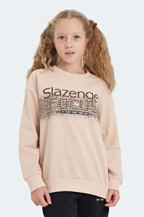 Slazenger LAST Unisex Çocuk Sweatshirt Camel