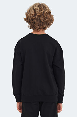 Slazenger LAST Çocuk  Siyah Sweatshirt