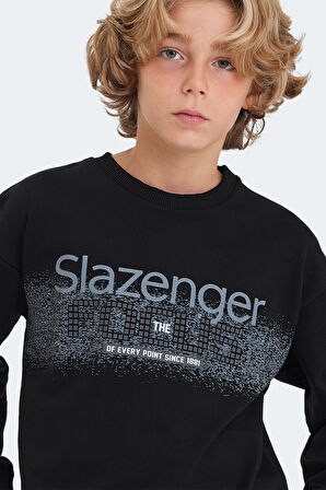 Slazenger LAST Çocuk  Siyah Sweatshirt