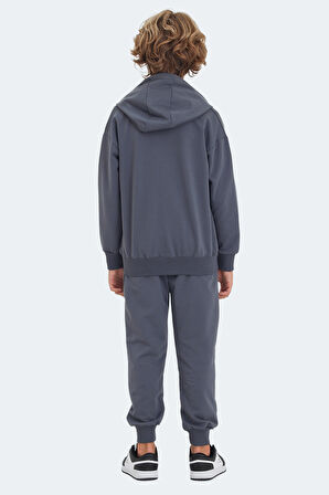 Slazenger LOCAL IN Çocuk  Koyu Gri Eşofman Takımı