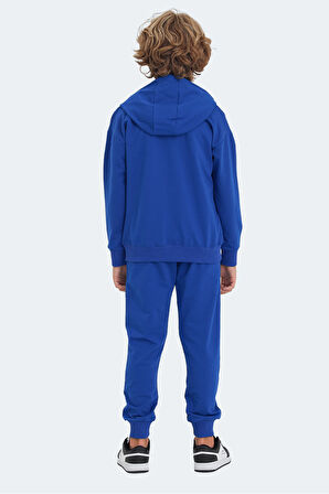 Slazenger LOCAL Unisex Çocuk Eşofman Takımı Saks Mavi