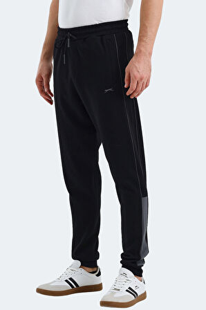 Slazenger VALARY Erkek Cepli Dar Paça Siyah Eşofman Altı