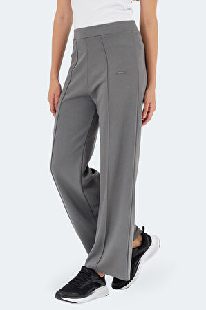 Slazenger VALENTINO Kadın Bol Paça Koyu Gri Eşofman Altı