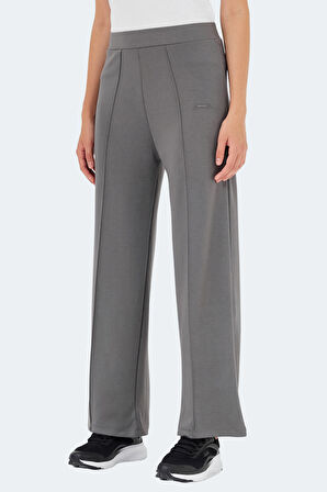 Slazenger VALENTINO Kadın Bol Paça Koyu Gri Eşofman Altı