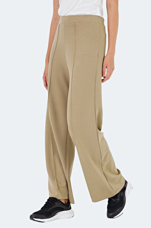 Slazenger VALENTINO Kadın Bol Paça Yeşil Eşofman Altı