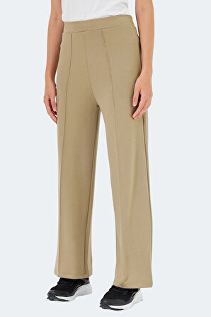 Slazenger VALENTINO Kadın Bol Paça Yeşil Eşofman Altı