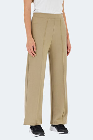 Slazenger VALENTINO Kadın Bol Paça Yeşil Eşofman Altı