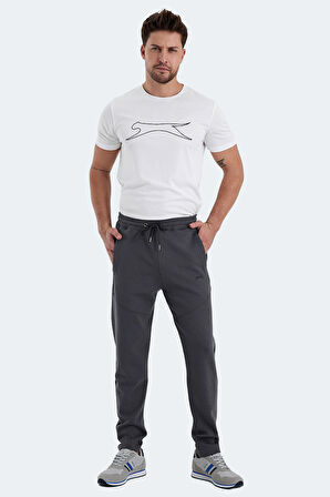 Slazenger VARIABLE Erkek Cepli Koyu Gri Eşofman Altı