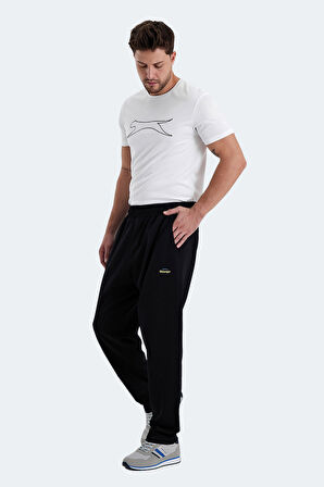 Slazenger VARIATION Erkek Cepli Siyah Eşofman Altı