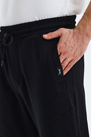 Slazenger VASHTI Erkek Cepli Siyah Eşofman Altı