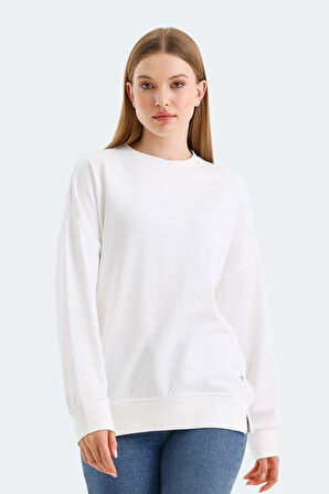 Slazenger VIRTUE Kadın  Beyaz Sweatshirt