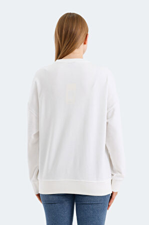 Slazenger VIRTUE Kadın  Beyaz Sweatshirt