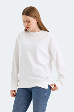 Slazenger VIRTUE Kadın  Beyaz Sweatshirt