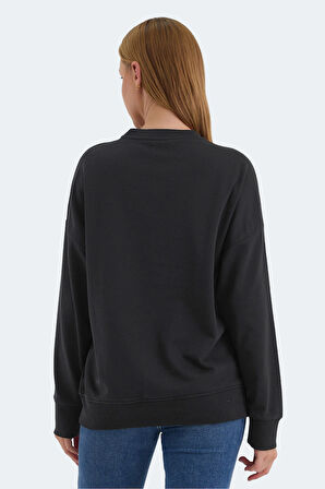 Slazenger VIRTUE Kadın  Siyah Sweatshirt