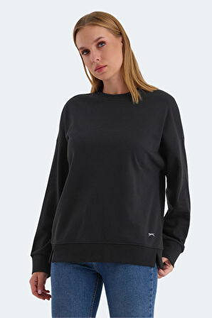 Slazenger VIRTUE Kadın  Siyah Sweatshirt