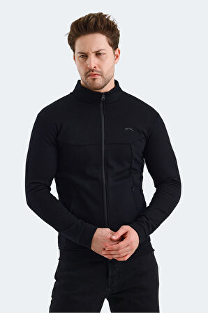 Slazenger VISUAL Erkek Sweatshirt Siyah