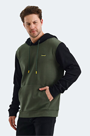 Slazenger VIOLA Erkek Sweatshirt Haki / Siyah