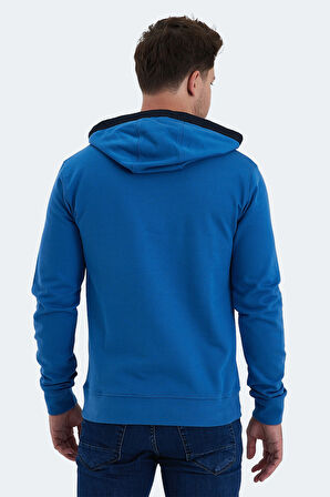 Slazenger VANDA Erkek Sweatshirt Mavi