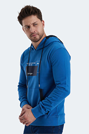 Slazenger VANDA Erkek Sweatshirt Mavi