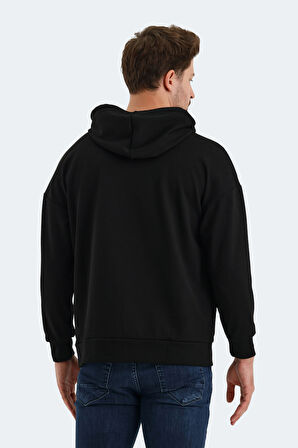 Slazenger VALTER Erkek Sweatshirt Siyah