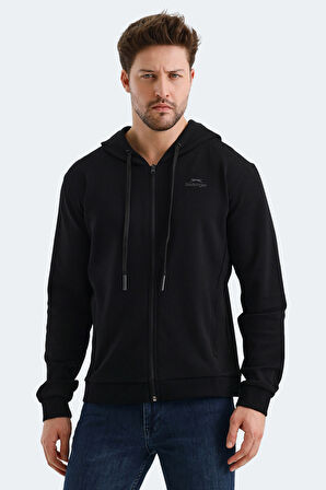 Slazenger VENDA Erkek Sweatshirt Siyah