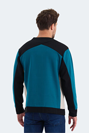 Slazenger VITALI Erkek Sweatshirt Petrol