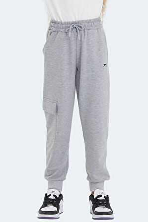 Slazenger LIVE Çocuk  Taş Gri Eşofman Altı