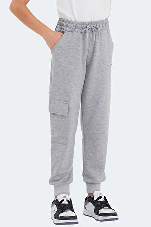 Slazenger LIVE Çocuk  Taş Gri Eşofman Altı