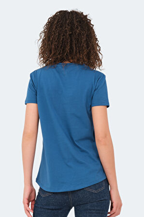 Slazenger VIRAJ Kadın  Petrol Tişört