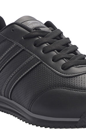 Slazenger POLITICS I Erkek  Siyah / Siyah Günlük Spor Ayakkabısı