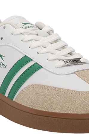 Slazenger POUND I Kadın Sneaker Ayakkabı Beyaz / Yeşil
