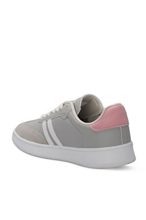 Slazenger POUND I Kadın Sneaker Ayakkabı Gri / Pembe