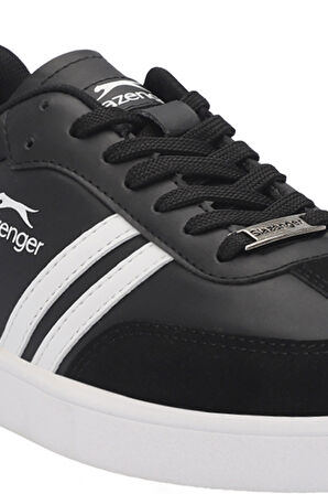 Slazenger POUND I Kadın  Siyah / Beyaz Günlük Spor Ayakkabısı