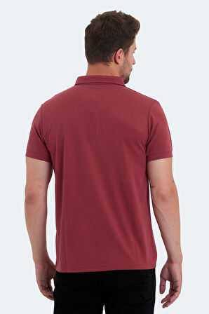 Slazenger KUGGA Erkek  Bordo Tişört