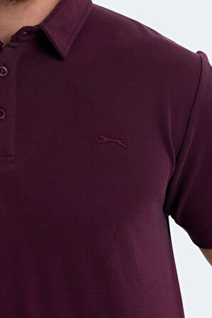Slazenger KUGGA Erkek  Mürdüm Tişört