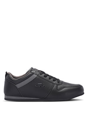 Slazenger LOTUS I Erkek Sneaker Ayakkabı Siyah / Koyu Gri