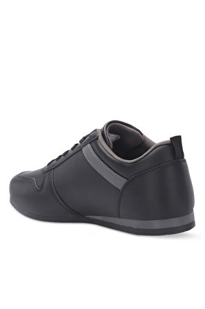 Slazenger LOTUS I Erkek Sneaker Ayakkabı Siyah / Koyu Gri