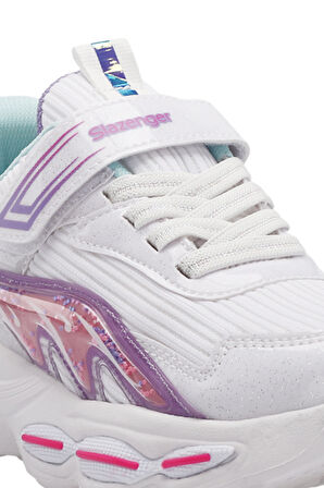 Slazenger NOELA Çocuk  Beyaz / Fuşya Günlük Spor Ayakkabısı